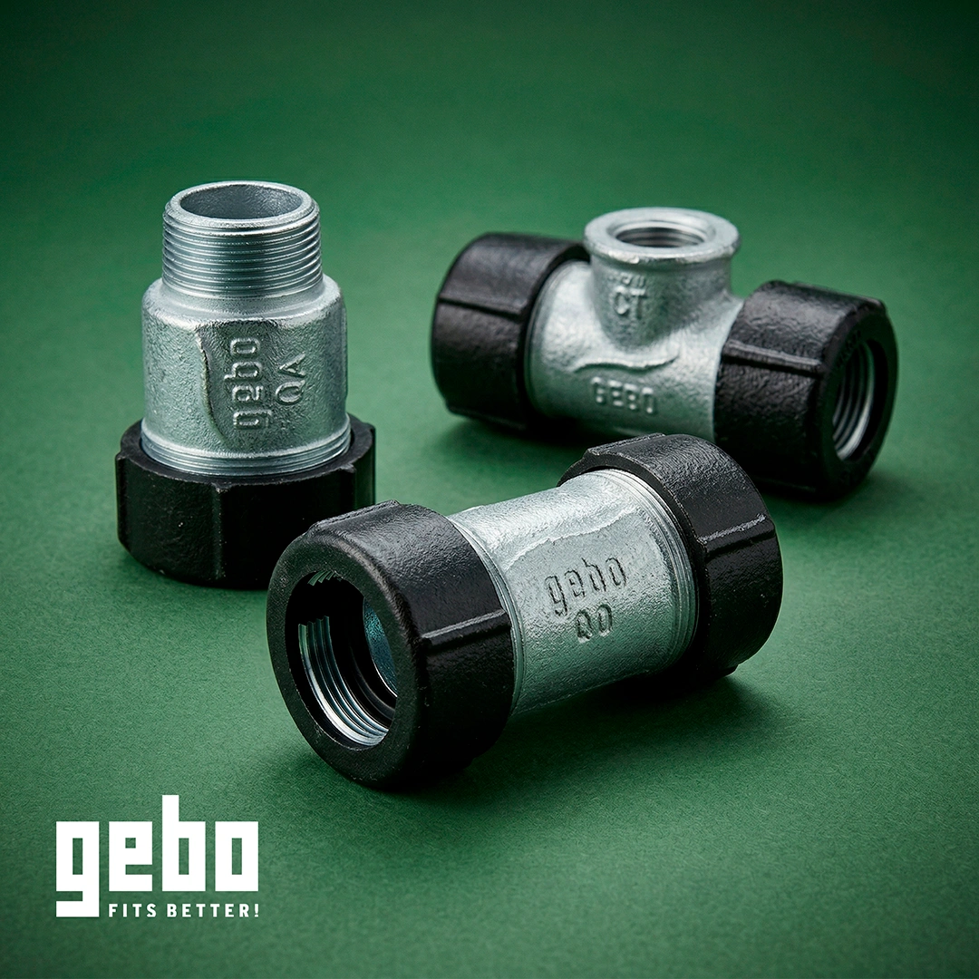 Новинка на складе! Фитинги для труб GEBO