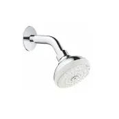 Верхний душ New Tempesta 100 III с душевым кронштейном, хром, Grohe