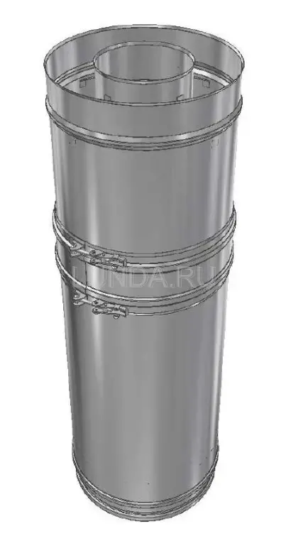 Элемент трубы раздвижной 720-1100 CLV, Schiedel