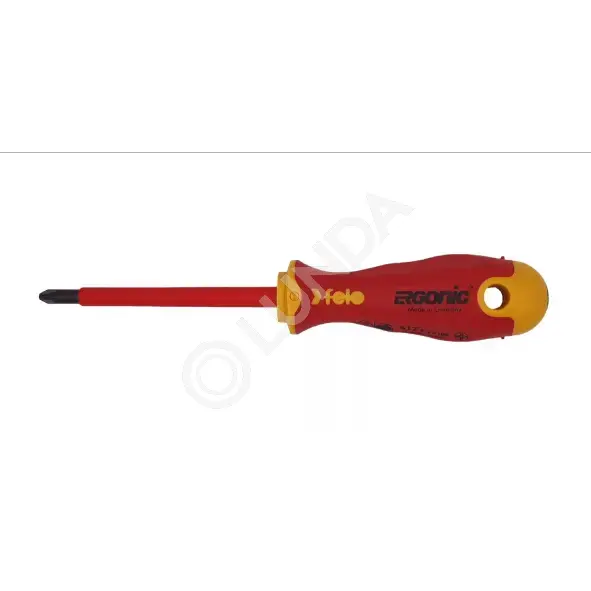 Отвертка диэлектрическая Ergonic крестовая +/- Z 2X100, Felo
