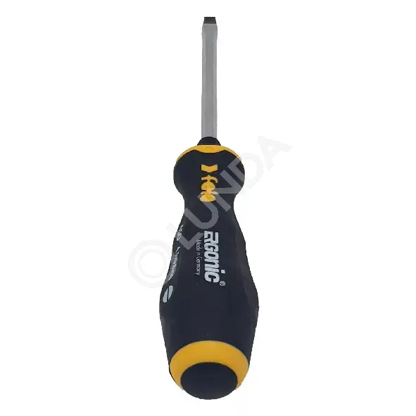 Отвертка плоская шлицевая ударная Ergonic, Felo
