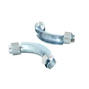 Фиксатор поворота угла 90° с кольцами для труб PEX, Uni-Fitt
