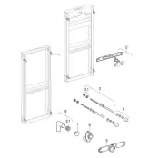 Монтажные элементы GIS для писсуара, без монтажного комплекта, Geberit