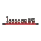 Головки 3/8" ударные SHOCKWAVE™ набор на держателе, Milwaukee