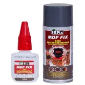 Клей цианакарилатный MDF FIX, двухкомпонентный, irfix