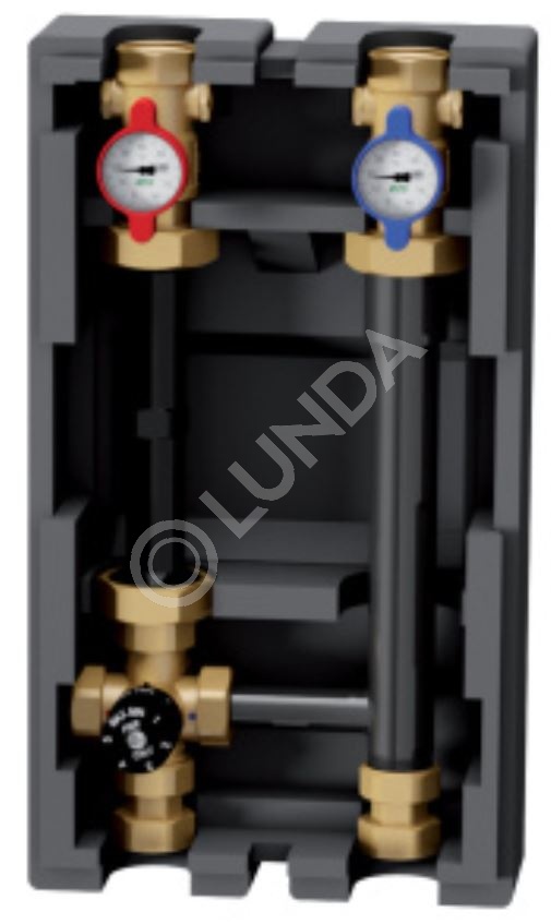 Комплект ГБМ с термосмесителем, в теплоизоляции, Far