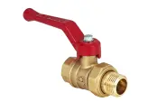 Кран шаровой с американкой DELTA PRO, ручка-рычаг ВР-НР, Valfex