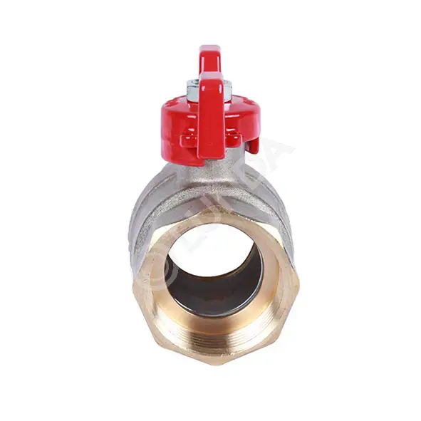 Шаровой кран латунный RBV-0003 полнопроходной ВР-ВР, ручка-бабочка ...