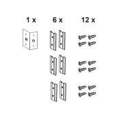 Кронштейны установки модуля инсталляции в профиль (комплект 6 шт), РУСТЕПЛОПОЛ