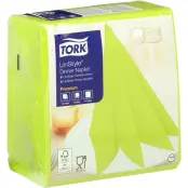 Салфетки бумажные LinStyle Premium 39x39 см 1-слойные 50 штук в упаковке, Tork