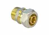 Муфта соединительная обжимная с наружной резьбой, Valfex