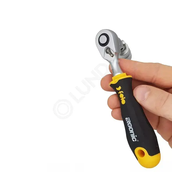 Набор головок и бит с трещоткой и рукояткой ERGONIC в кейсе, 36 шт, Felo