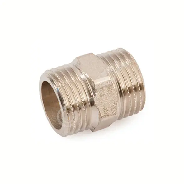 Ниппель никелированный 3" НР, STOUT SFT-0004-000033