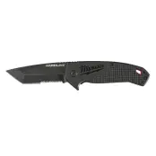 Нож раскладной Hardline Serrated/Smooth, Milwaukee