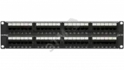 Патч-панель 192UCAT5E 48 портов RJ45 неэкранированная, DKC