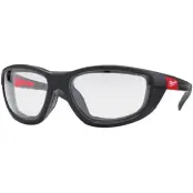 Очки с повышенной защитой, с уплотняющей вставкой, Premium Safety Glasses, Milwaukee