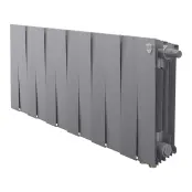 Радиатор биметаллический PianoForte 300 VR80, нижнее правое подключение, Royal Thermo