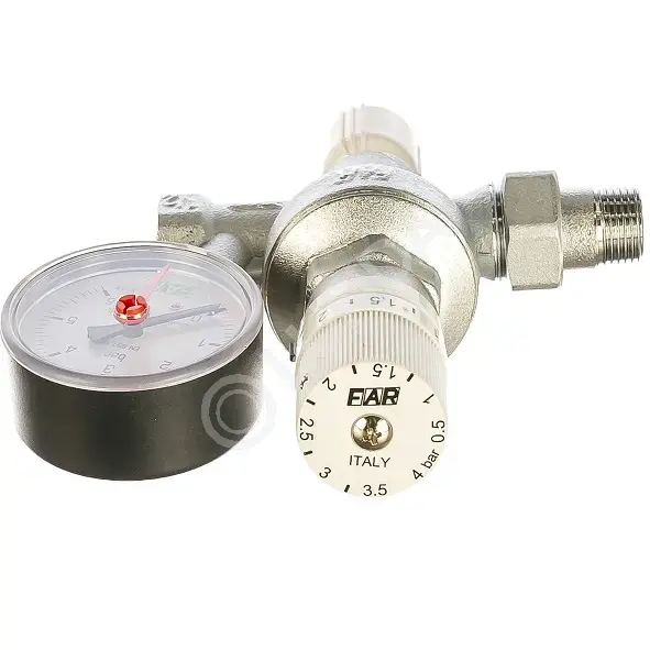 Автоматический редуктор подпитки с манометром, 1/2", FAR купить от 3592 ...