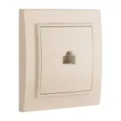 Минск Розетка RJ-45 1-местная СП, EKF Basic