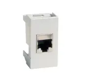 Розетка RJ-45 категория 6 экр Viva 1 модуль серая, DKC