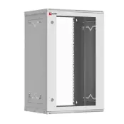 Шкаф телекоммуникационный настенный разборный 18U (600х350) дверь стекло, Astra серия PROxima, EKF