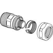 Зажимной штуцер с наружной резьбой латунный серии S5/S3,2, Usystems