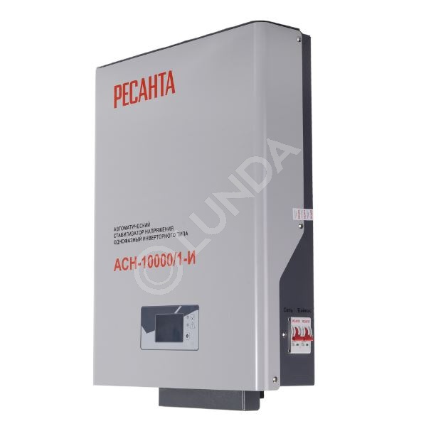 Стабилизатор напряжения АСН-1000/1-И, однофазный, инверторный, Ресанта