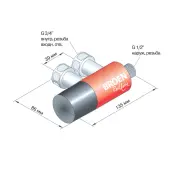 Термостатический смеситель для душа для глаз, Broen Lab 17 140.009