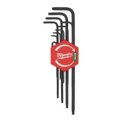 Ключи L-образные TORX в футляре T8-T40, Milwaukee