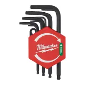 Ключи L-образные TORX короткие в футляре T8-T40, Milwaukee
