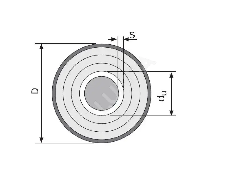 Труба для отопления Thermo Single 6 бар, Uponor (Ecoflex)