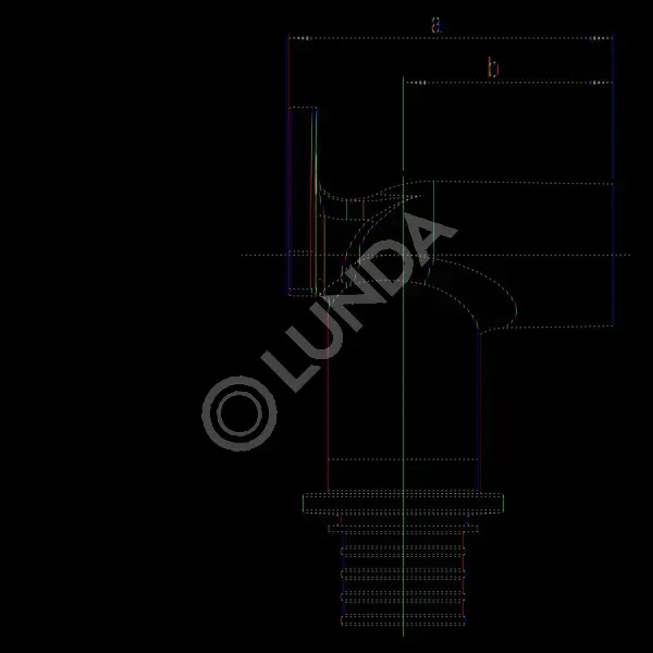 Проточный настенный угольник RX+, Rehau