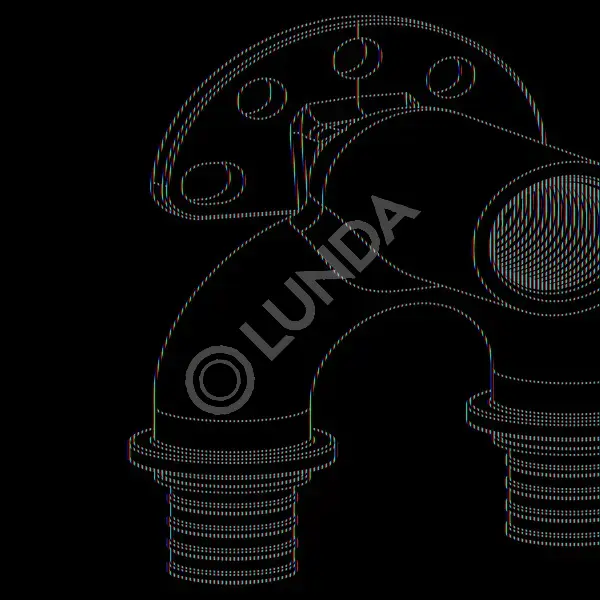 Проточный настенный угольник RX+, Rehau