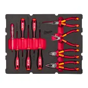 Отвертки и шарнирно-губцевый VDE инструмент в ложементе для PACKOUT, Milwaukee