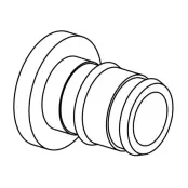 Заглушка латунная для труб PE-Xa, тип 2, Usystems